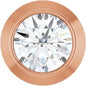14K Rose .06 CT Natural Diamond Slide Pendant Ethereal Legacy Boutiques