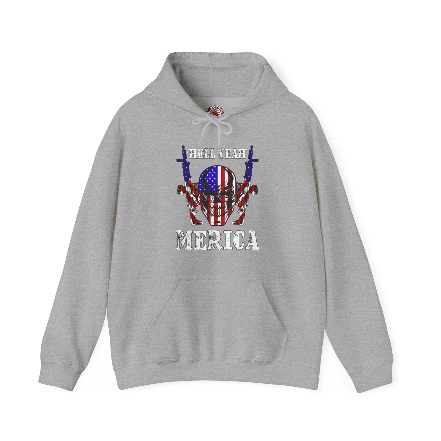 Hell Yeah Merica Hooded Sweatshirt The Devil's Pickle