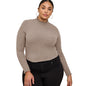 Women's Half-high Collar Long Sleeves T-shirt Slim Bottoming Shirt See size chart under “more details” The Fashion Celestial