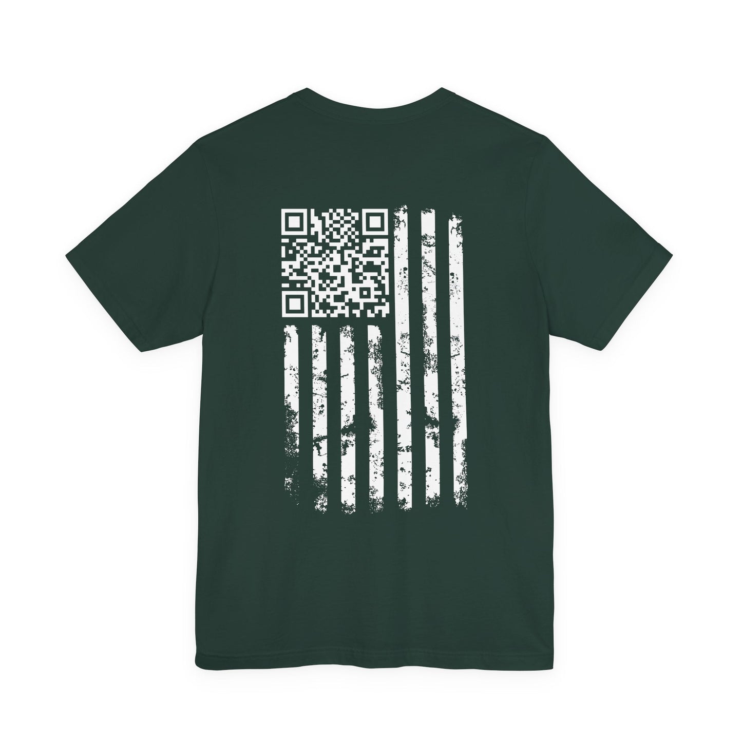 American Flag QR Code T-Shirt The Devil's Pickle