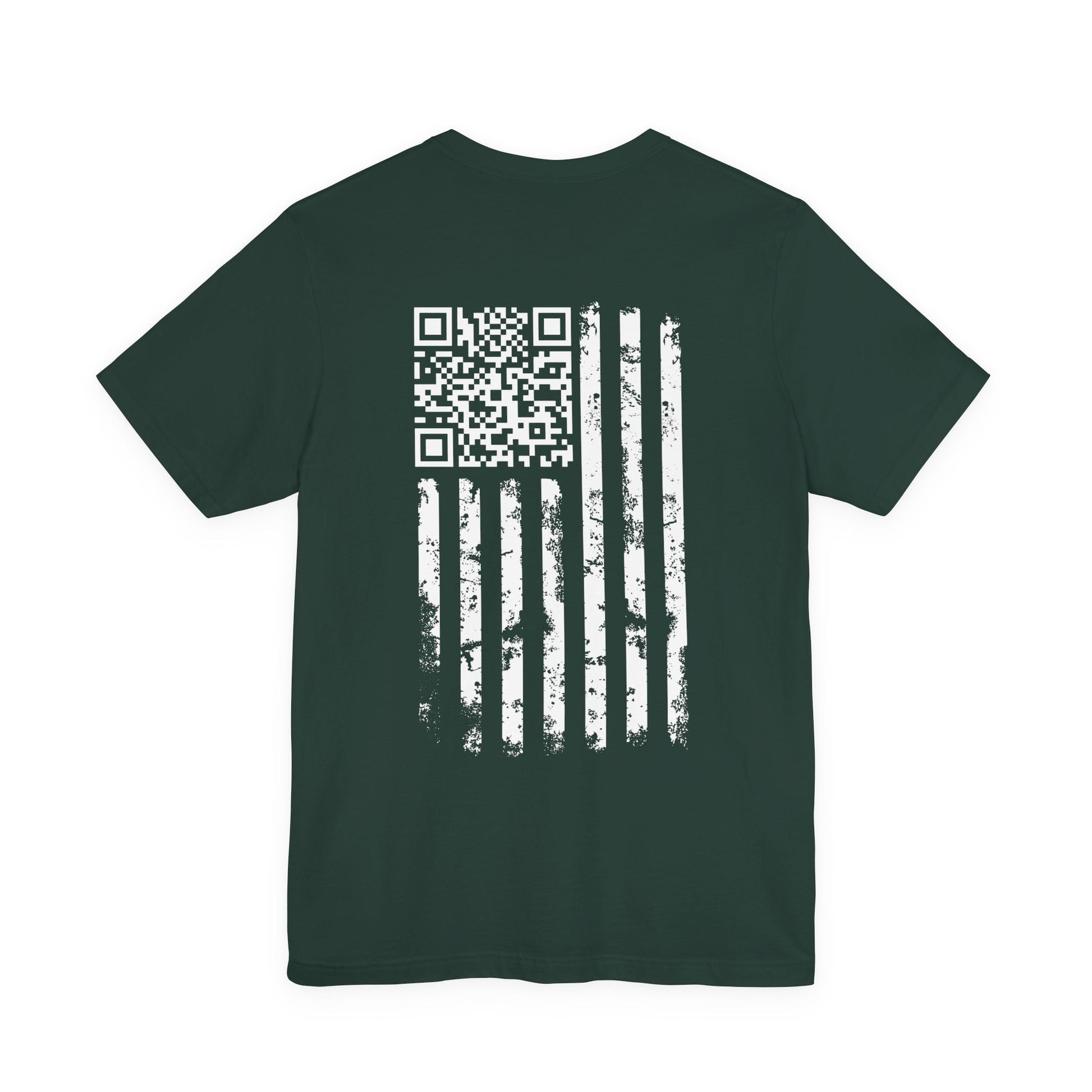 American Flag QR Code T-Shirt The Devil's Pickle