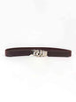ElegantStyle Zinc Alloy Buckle Elastic PU Belt – Versatile and Stylish Accessory See size chart under “more details” The Fashion Celestial