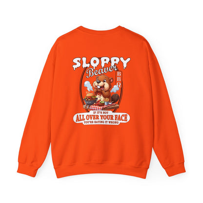 Sloppy Beaver BBQ Back Crewneck Sweatshirt The Devil's Pickle