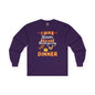 I Was Thinner Before Thanksgiving Dinner Long Sleeve Tee The Devil's Pickle