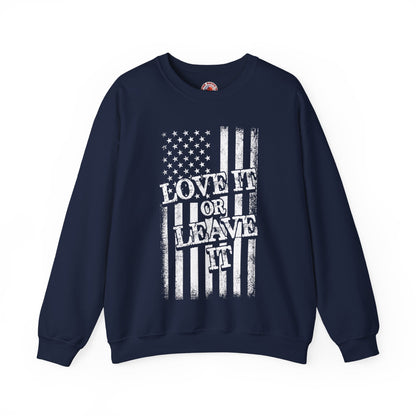 Love It Or Leave It Crewneck Sweatshirt The Devil's Pickle