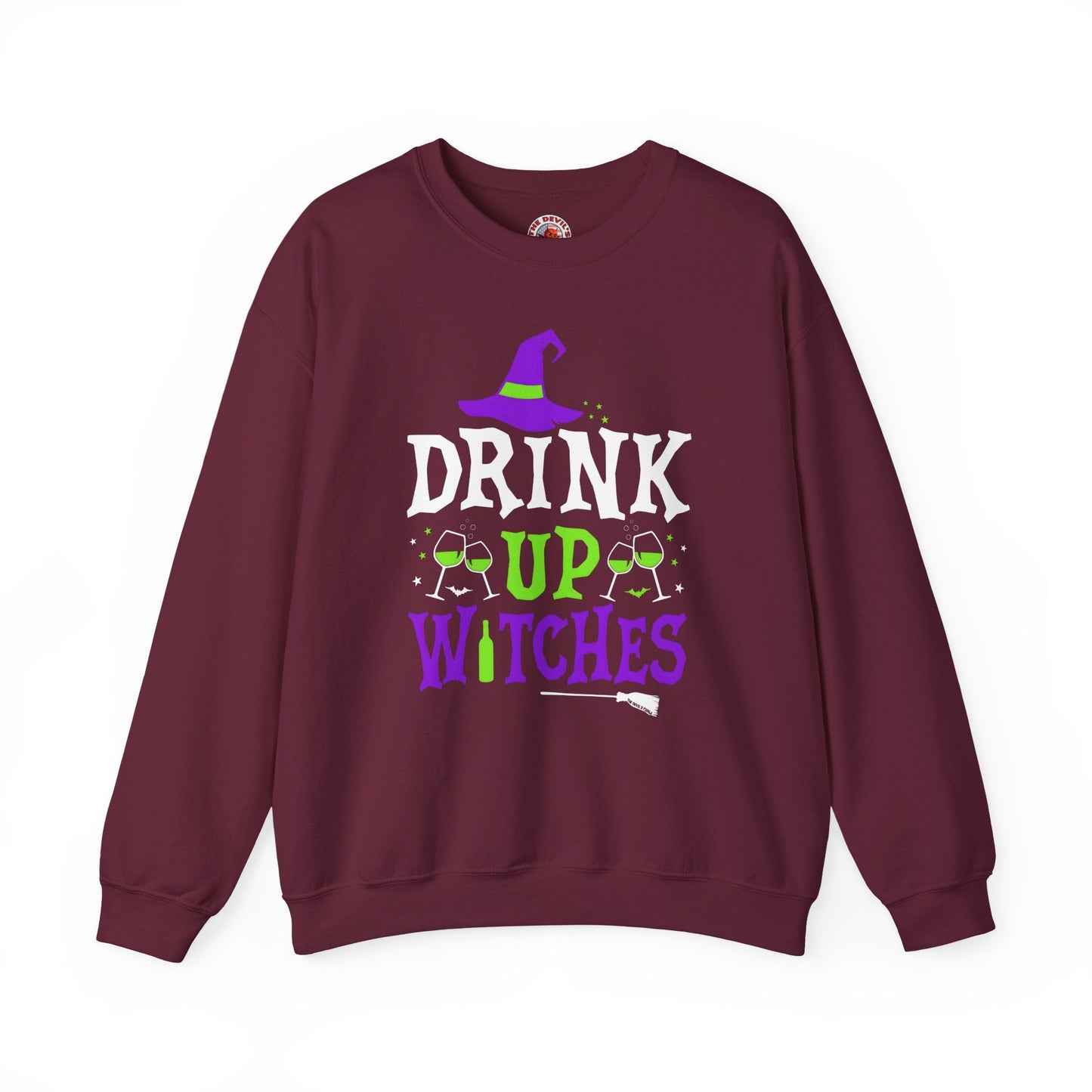 Drink Up Witches Crewneck Sweatshirt The Devil's Pickle