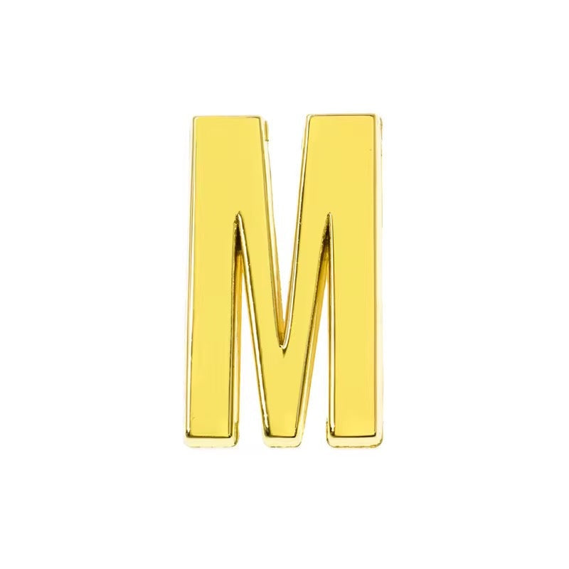 Scarf Slide Letters – 30mm – 14K Gold Non Tarnish Deep South Originals