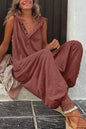 Women’s Sleeveless Hooded Relaxed Fit Jumpsuit FitiqueFit