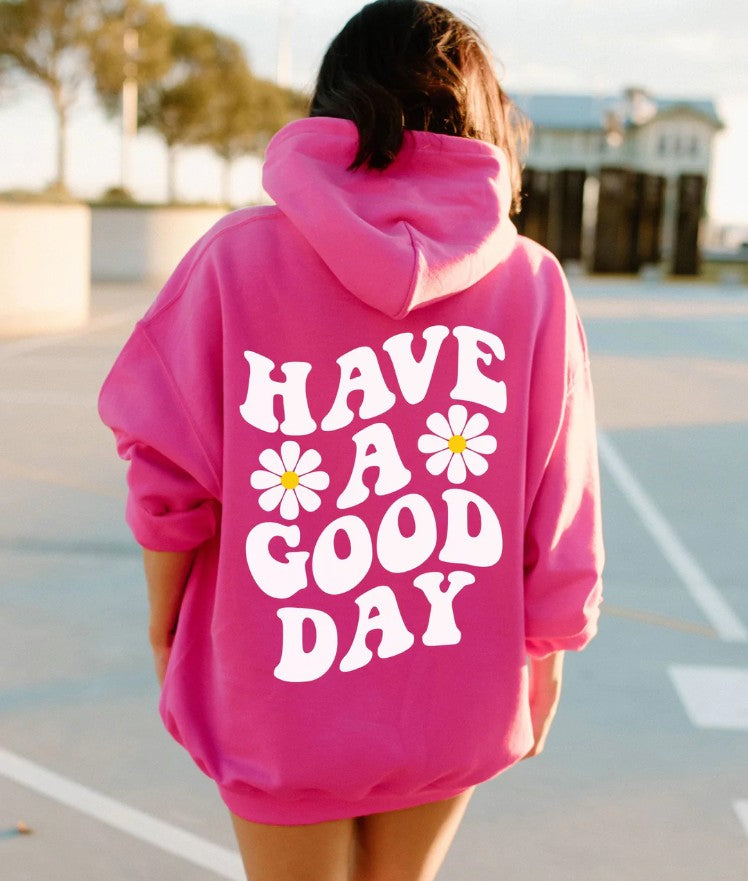 Spring And Autumn Men's Women's Hoodie Flower Print Casual Hoodie See size chart under “more details” The Fashion Celestial