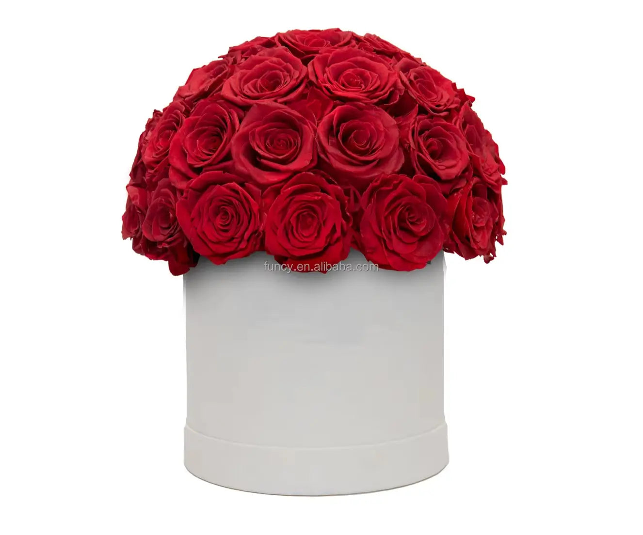 Elegant Custom Logo Preserved Roses Gift Box - Perfect for Mother's Day and Special Occasions