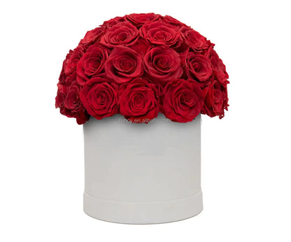 Elegant Custom Logo Preserved Roses Gift Box - Perfect for Mother's Day and Special Occasions
