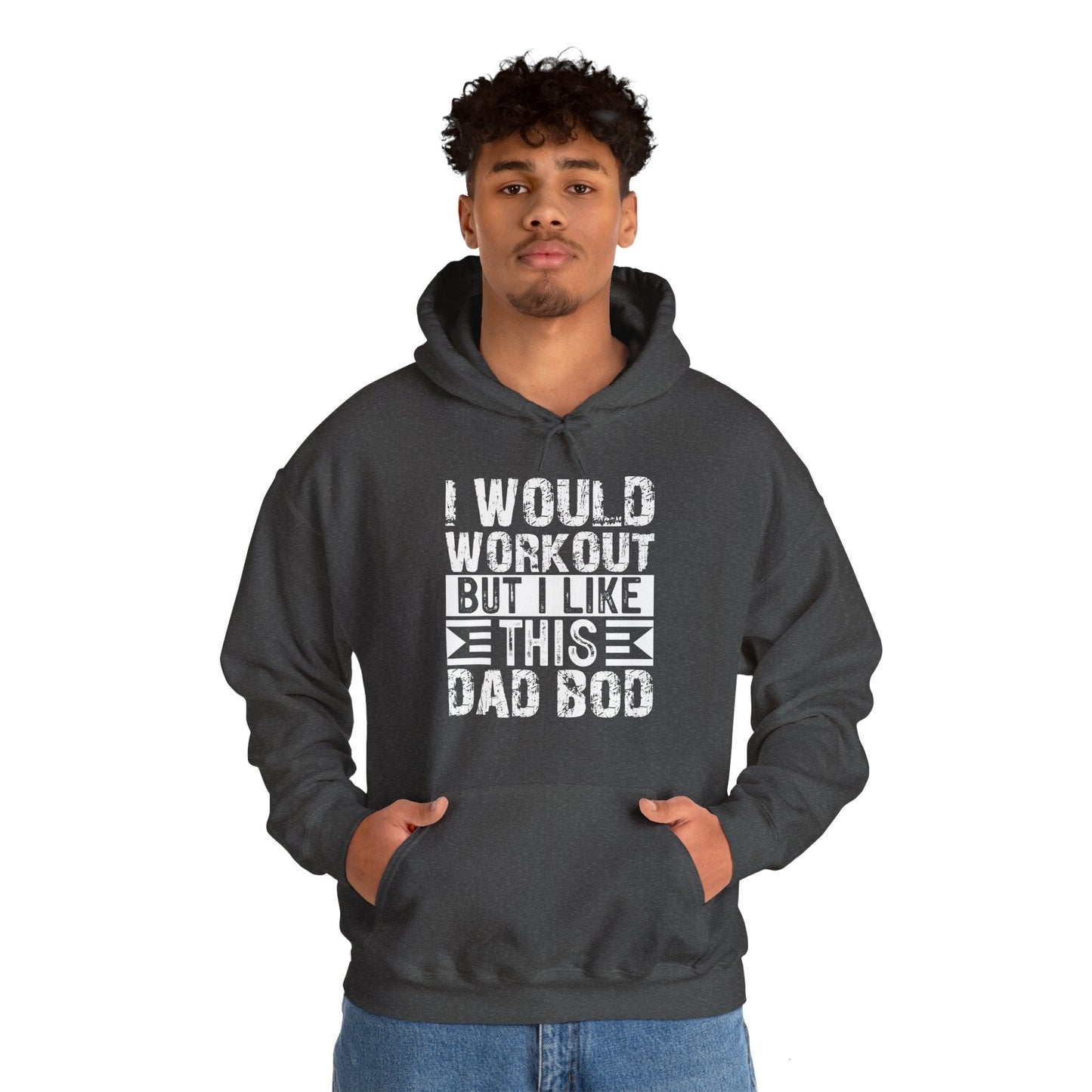 I Would Workout But I Like This Dad Bod Hooded Sweatshirt The Devil's Pickle