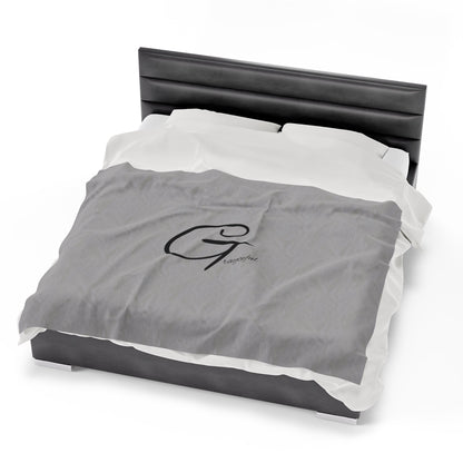 Velveteen Plush Blanket Grayceful LLC