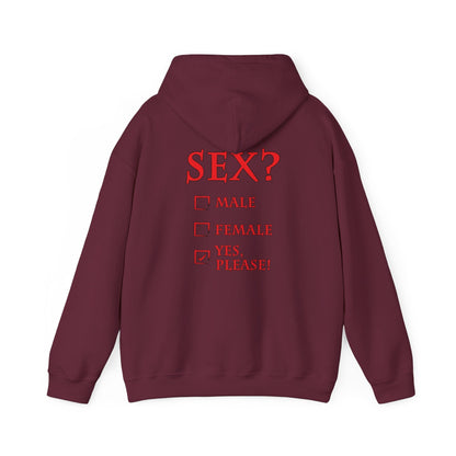 Sex? Yes, Please Hooded Sweatshirt The Devil's Pickle