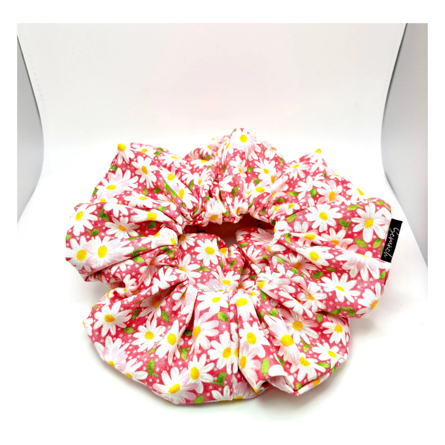 Pink Daisy Summer Scrunchie Enchanted Scrunch