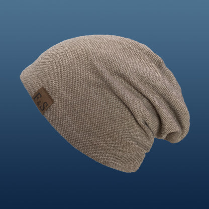 Unisex Beanie | Black, Lightweight, Fabric, Toggle Closure, Urban Style, Ideal for Spring/Fall/Winter NovaCart
