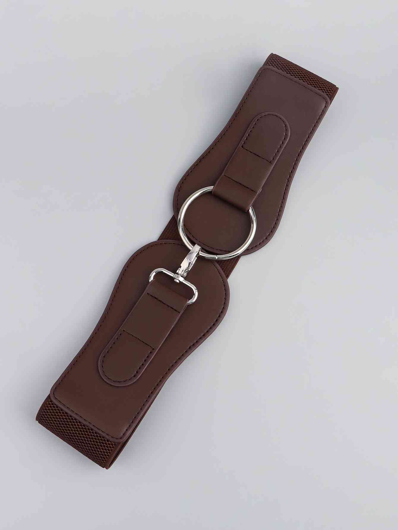 Elegant Fashion PU Elastic Wide Belt – Adjustable Comfort Fit See size chart under “more details” The Fashion Celestial