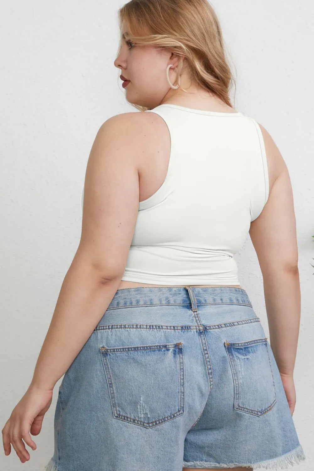 Basic Bae Full Size Round Neck Slim Tank New Era Fashion LLc