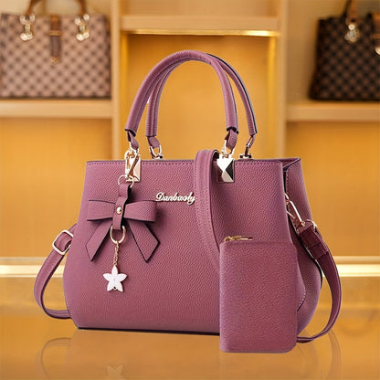 [Elegant Crossbody Handbag] Trendy Elegant Women's Crossbody Handbag | Fashionable Solid Color Design with Adjustable Strap, Zipper Closure & Coin Purse NovaCart