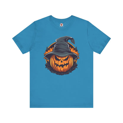 Scary Witch Pumpkin Halloween T-Shirt The Devil's Pickle