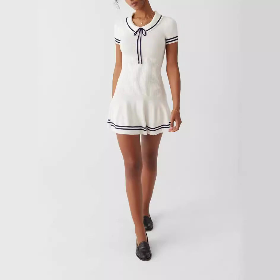 Women’s Striped Knit Midi Dress FitiqueFit