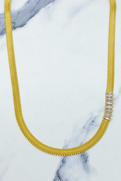 Herringbone Jeweled Necklace Shop Style & More | Fresh Looks, Everyday Deals & Free Shipping