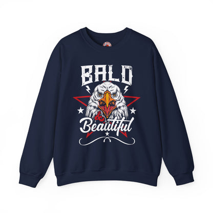 Bald And Beautiful Crewneck Sweatshirt The Devil's Pickle