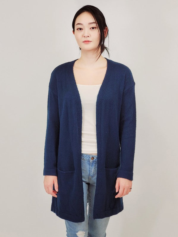 Cozy Elastic Loose Fit  Sweater Cardigan w/Pockets Shop Style & More | Fresh Looks, Everyday Deals & Free Shipping