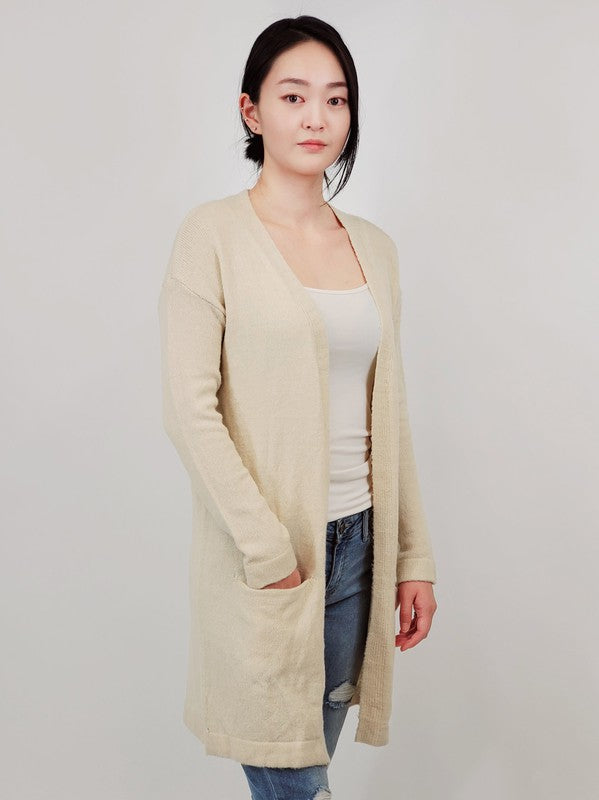 Cozy Elastic Loose Fit  Sweater Cardigan w/Pockets Shop Style & More | Fresh Looks, Everyday Deals & Free Shipping