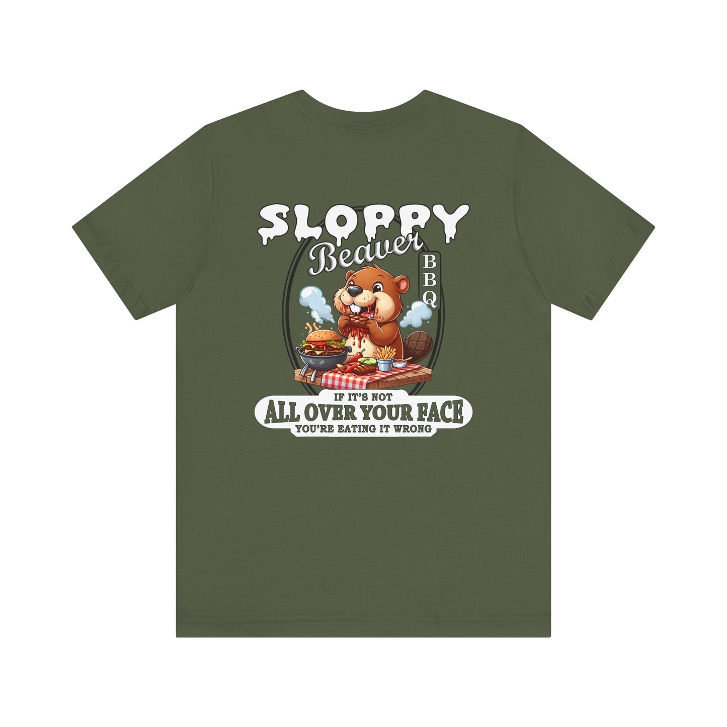 Sloppy Beaver BBQ Back T-Shirt The Devil's Pickle