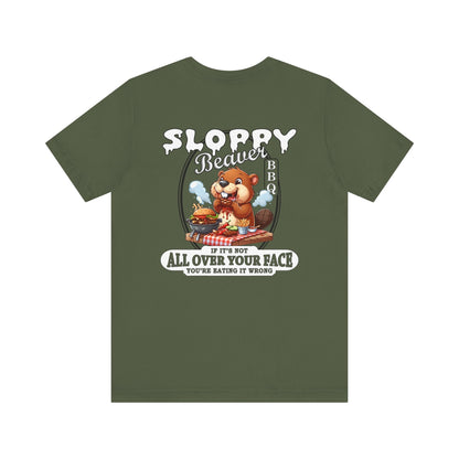 Sloppy Beaver BBQ Back T-Shirt The Devil's Pickle