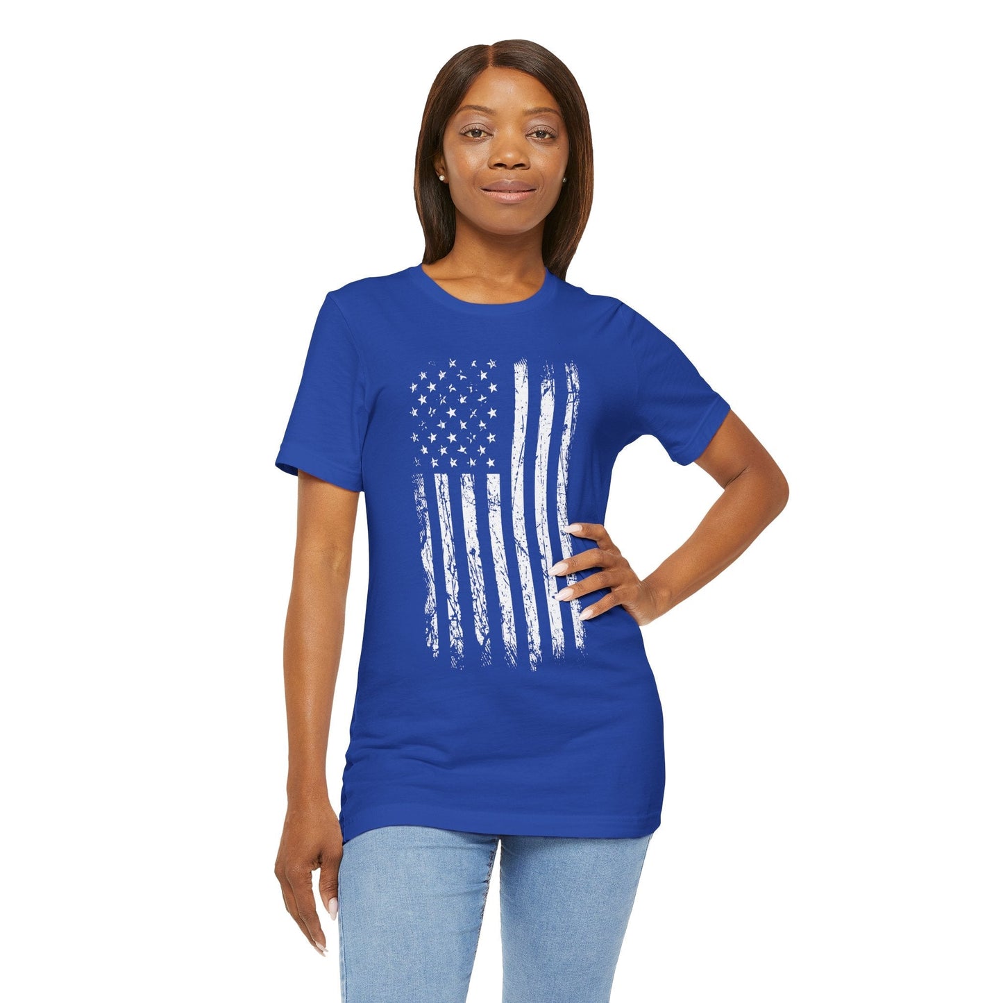 American Grunge Flag T-Shirt The Devil's Pickle