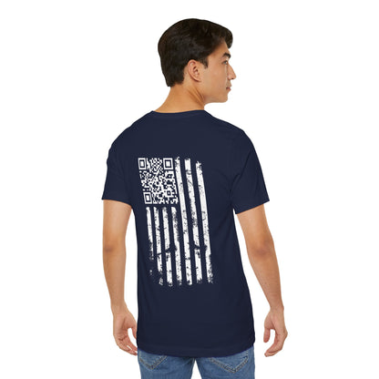 American Flag QR Code T-Shirt The Devil's Pickle