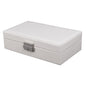 Storage rectangular lock jewelry storage box