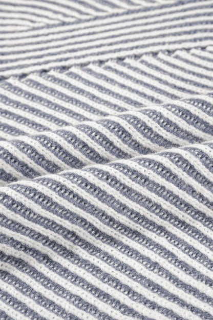 Stripe Ribbed Knit Boat Neck Sweater Shop Style & More | Fresh Looks, Everyday Deals & Free Shipping