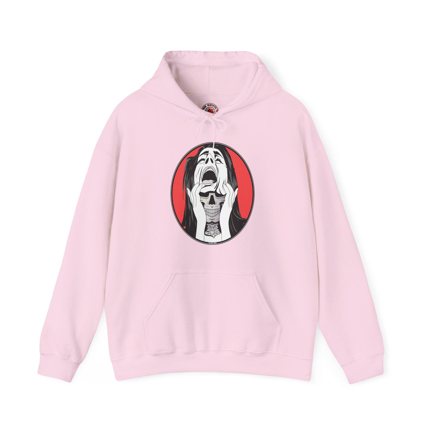Skull Woman Hooded Sweatshirt The Devil's Pickle