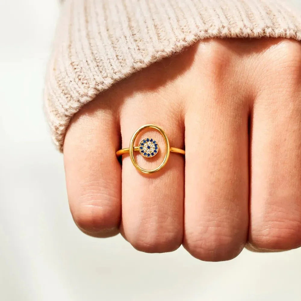 Celestia Eye Ring Ivory Embers