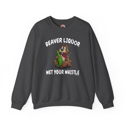 Beaver Liquor Crewneck Sweatshirt The Devil's Pickle
