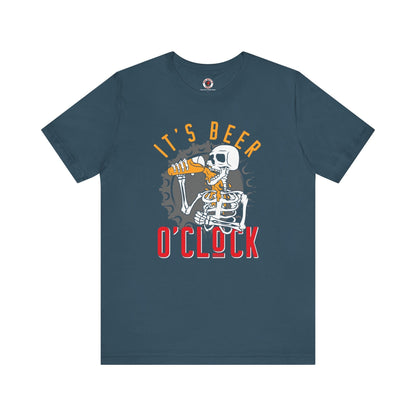 It's Beer O'Clock Skeleton T-Shirt The Devil's Pickle