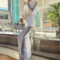 Turtleneck Fashion Niche Sequin Trim Blouse And Pants See size chart under “more details” The Fashion Celestial
