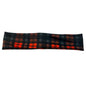 Red and Black Plaid Christmas Headband Enchanted Scrunch
