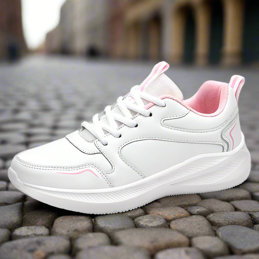 Women’s Waterproof Leather Sneakers FitiqueFit