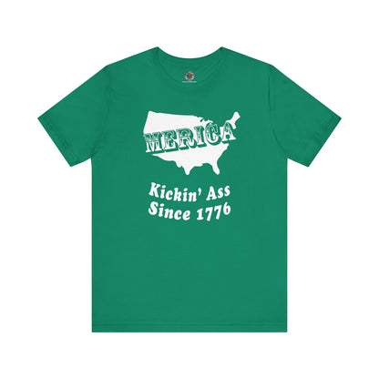 MERICA Kickin' Ass Since 1776 T-Shirt The Devil's Pickle