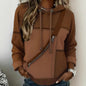 Women’s 3D Printed Hooded Sweatshirt – Long Sleeve Pullover FitiqueFit