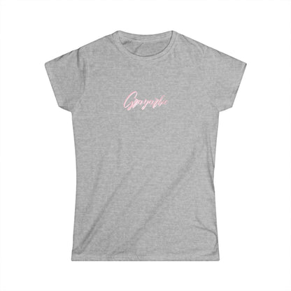 Women's Softstyle Tee "Grayarbie" Grayceful LLC