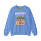 Working On My 6 Pack Crewneck Sweatshirt The Devil's Pickle