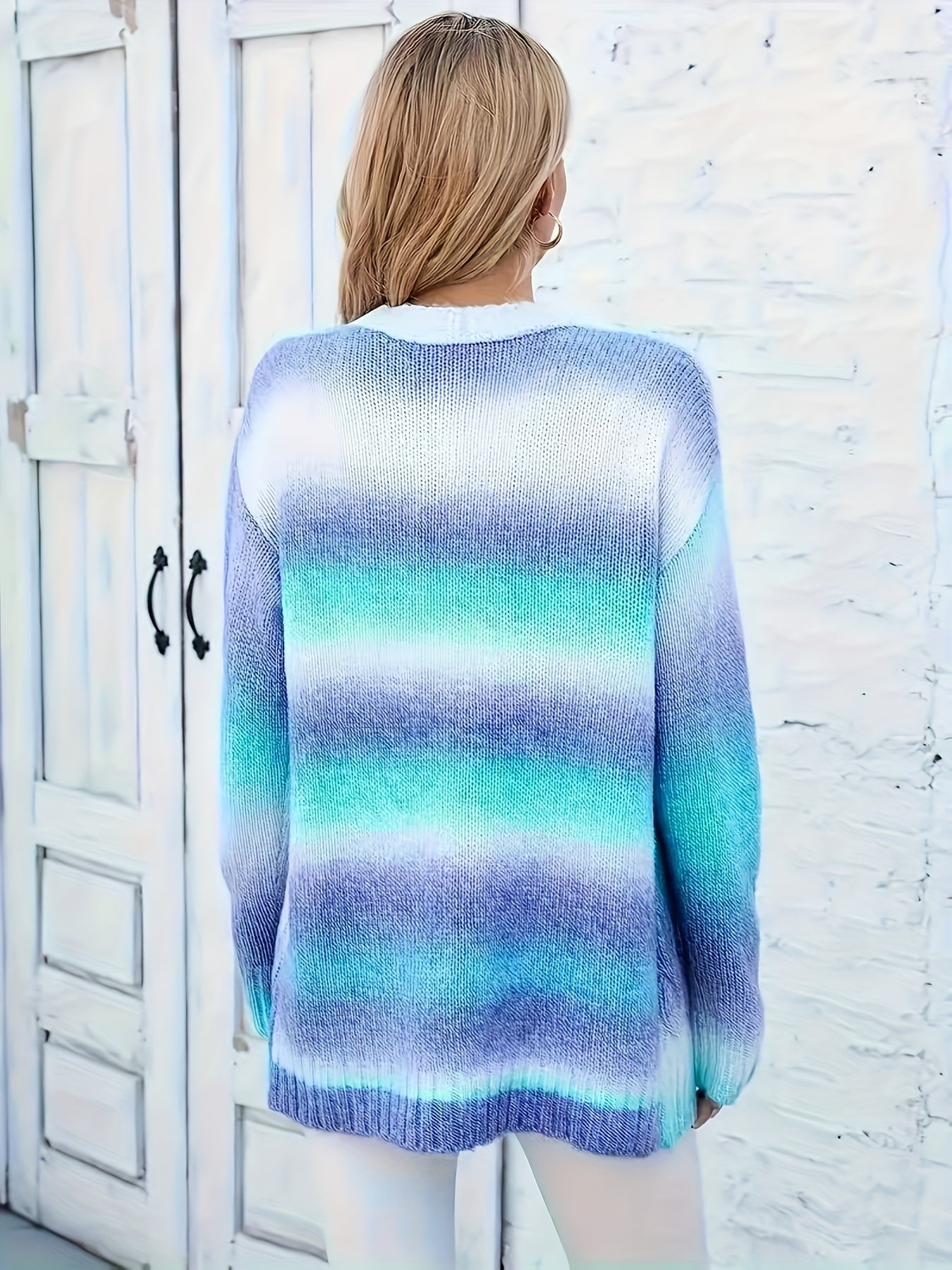 Elegant Gradient Cardigan Chic Fall to Winter Layer