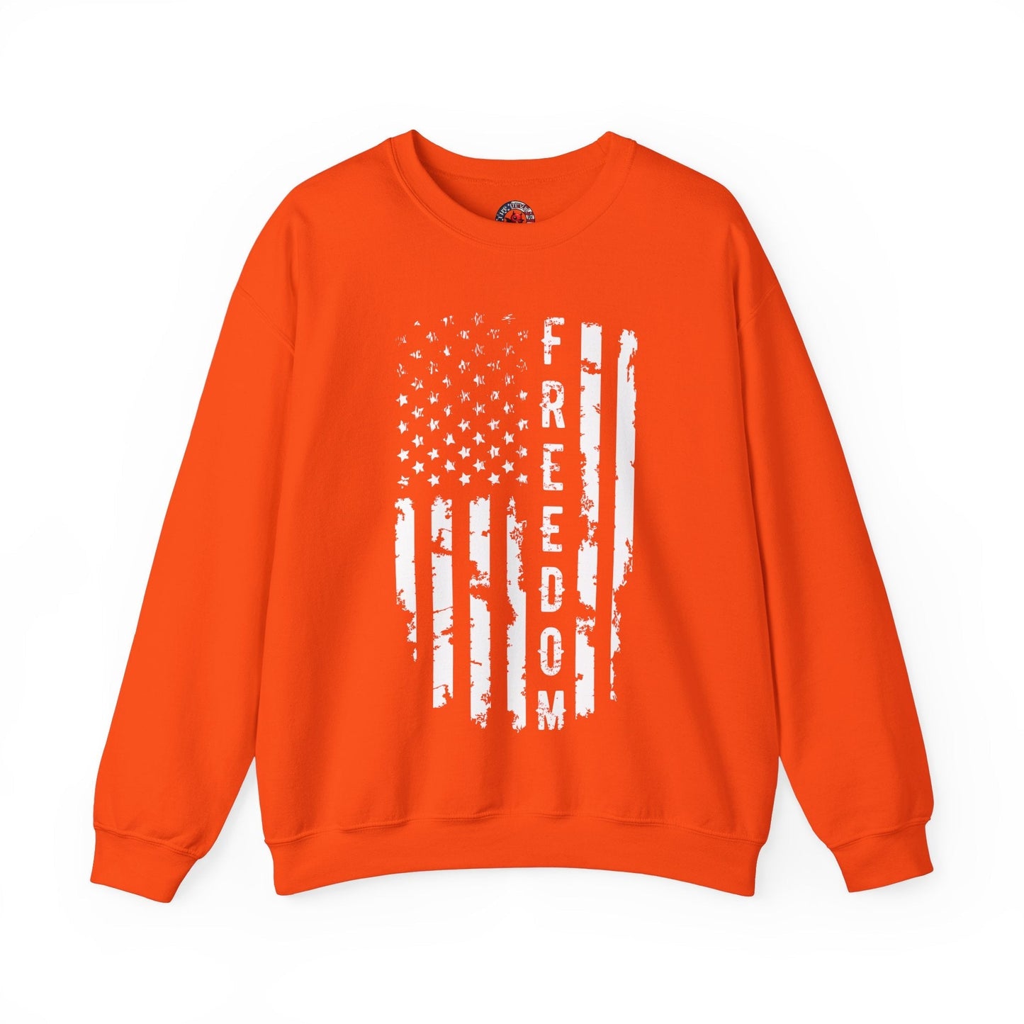 Freedom American Flag Crewneck Sweatshirt The Devil's Pickle