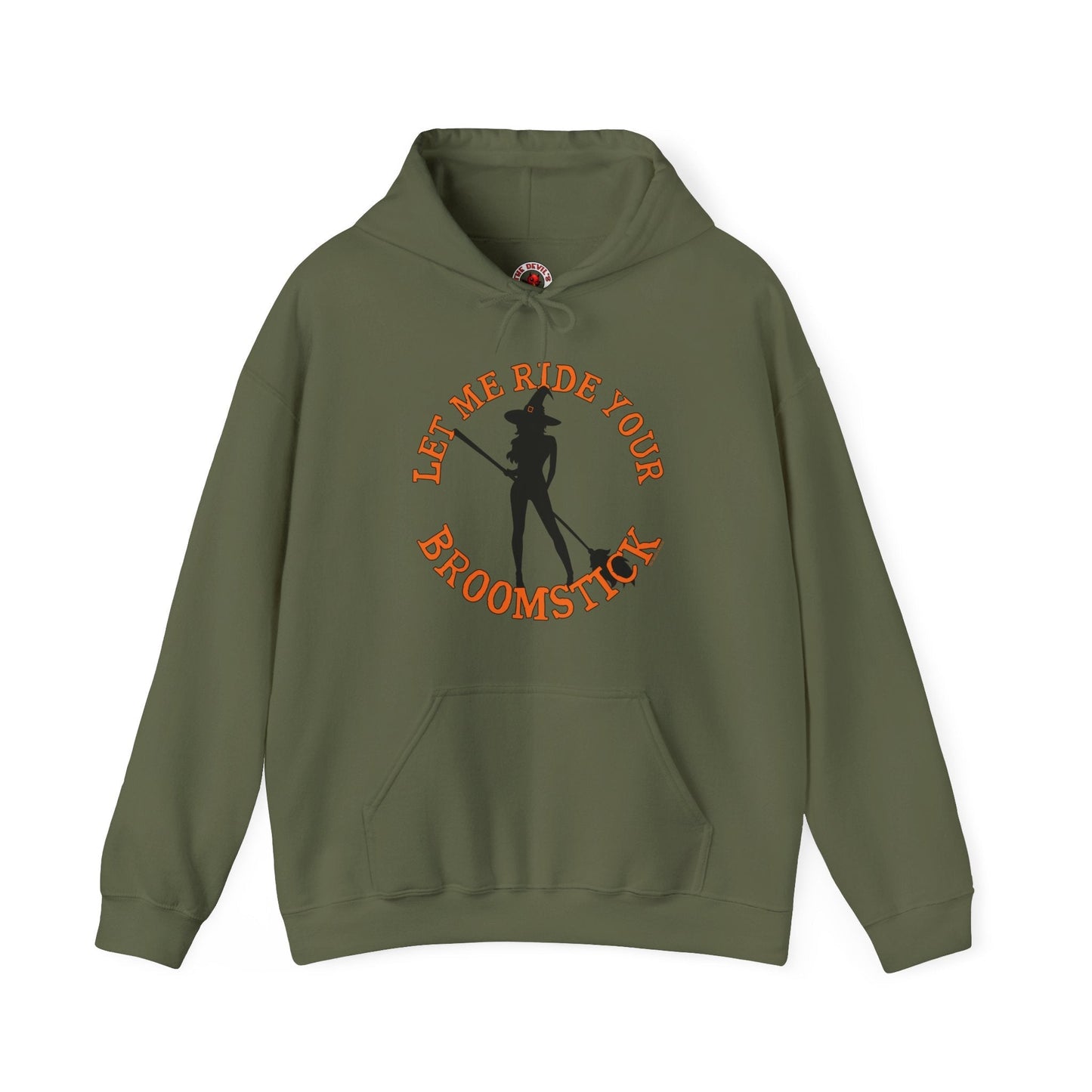 Let Me Ride Your Broomstick Hooded Sweatshirt The Devil's Pickle