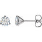 14K White 1 CTW Lab-Grown Diamond Stud Earrings Ethereal Legacy Boutiques